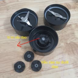 Phụ kiện máy xay - cụm dao xay máy xay magic, sun house, okusanno, kang garo loại 4 chấu 2