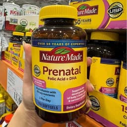 (mẫu mới)Vitamin Tổng Hợp Cho Bà Bầu_ Prenatal Multi +DHA (mẫu axit folic + dha) 2