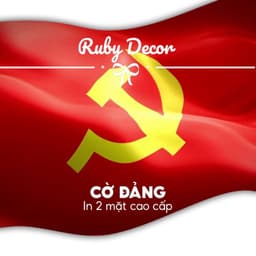 Dây cờ treo, dây cờ Tổ Quốc , Đảng trang trí Tết,lễ hội dài 10m gồm 20 cờ 8