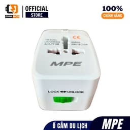 Ổ Cắm Du Lịch MPE mã TA1 Chân Cắm Đa Năng Dùng Với Hơn 160 Quốc Gia (Tiêu Chuẩn Châu âu) Chính Hãng 5