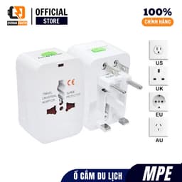 Ổ Cắm Du Lịch MPE mã TA1 Chân Cắm Đa Năng Dùng Với Hơn 160 Quốc Gia (Tiêu Chuẩn Châu âu) Chính Hãng 3