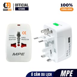 Ổ Cắm Du Lịch MPE mã TA1 Chân Cắm Đa Năng Dùng Với Hơn 160 Quốc Gia (Tiêu Chuẩn Châu âu) Chính Hãng 6
