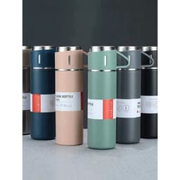Bình Giữ Nhiệt Cao Cấp 500ML Lõi Inox 304 Tặng Kèm 2 Cốc Cách Nhiệt Làm Quà Tặng Sang Trọng 2
