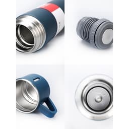 Bình Giữ Nhiệt Cao Cấp 500ML Lõi Inox 304 Tặng Kèm 2 Cốc Cách Nhiệt Làm Quà Tặng Sang Trọng 9