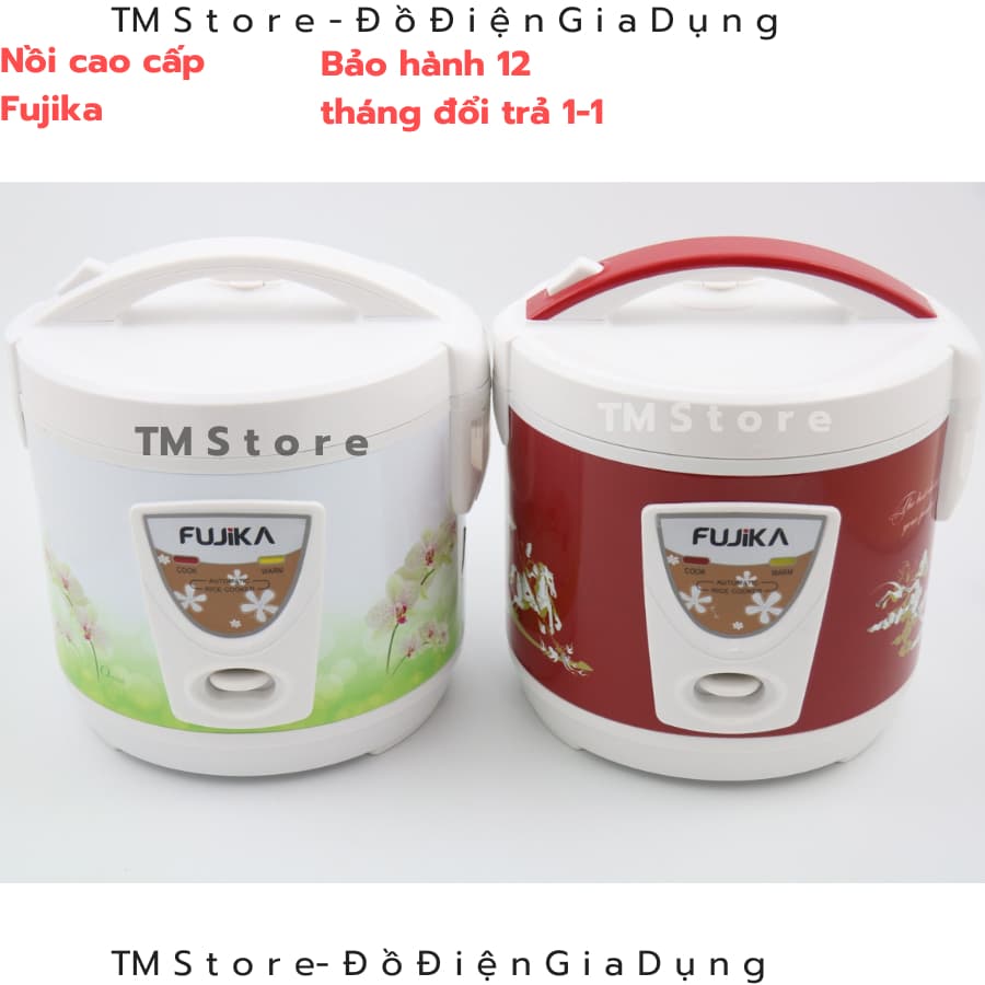 Nồi cơm điện FUJIKA FJ-NC1008 hàng chuẩn cao cấp , Nồi cơm điện FUJIKA Nấu cơm ngon Bảo Hành 12 Tháng TM Store