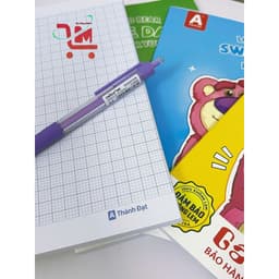 Combo 10 Cuốn Tập/ Vở Thành Đạt, Mẫu Gấu Dâu Định Lượng 80gr, 96 trang, 4-5 Ôly, Loại Dày Không Lem, Chất Lượng Tốt 3