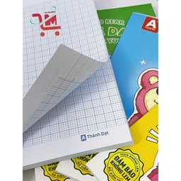 Combo 10 Cuốn Tập/ Vở Thành Đạt, Mẫu Gấu Dâu Định Lượng 80gr, 96 trang, 4-5 Ôly, Loại Dày Không Lem, Chất Lượng Tốt 4