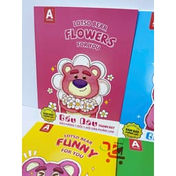 Combo 10 Cuốn Tập/ Vở Thành Đạt, Mẫu Gấu Dâu Định Lượng 80gr, 96 trang, 4-5 Ôly, Loại Dày Không Lem, Chất Lượng Tốt 6