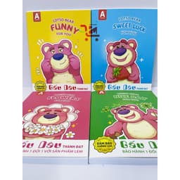 Combo 10 Cuốn Tập/ Vở Thành Đạt, Mẫu Gấu Dâu Định Lượng 80gr, 96 trang, 4-5 Ôly, Loại Dày Không Lem, Chất Lượng Tốt 7