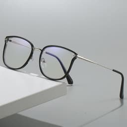Gọng kính cận thời trang nữ ANDU EYEWEAR đáng vuông cánh tiên chất liệu kim loại - 2066 2