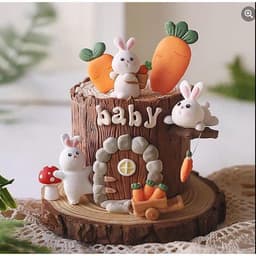 Gumpaste Clouer - Kẹo đường Trang trí bánh sinh nhật bánh kem 4
