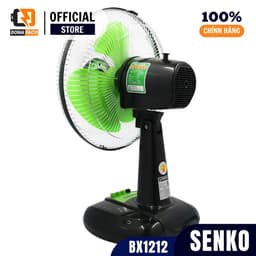 Quạt bàn B2 Senko mã BX1212 màu đen, cam 3 cấp gió mạnh siêu mát bảo hành 24 tháng 2