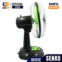 Quạt bàn B2 Senko mã BX1212 màu đen, cam 3 cấp gió mạnh siêu mát bảo hành 24 tháng 3