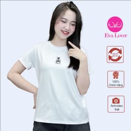 Áo phông nữ hình gấu form xuông chất cotton mềm mịn co giãn 4 chiều 1