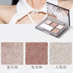 VEECCI bảng phấn mắt năm màu lấp lánh 5.2g dành cho makeup chuyên nghiệp - Hity Beauty 4