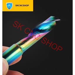 Mũi CNC phay cắt nhôm hộp nội thất - Mũi phủ DLC - SK CNC SHOP 5