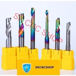 Mũi CNC phay cắt nhôm hộp nội thất - Mũi phủ DLC - SK CNC SHOP 6