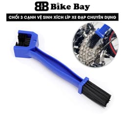 Bàn chải rửa xe 3D vệ sinh sên xích xe máy xe đạp 2 đầu chuyên dụng BC03 9