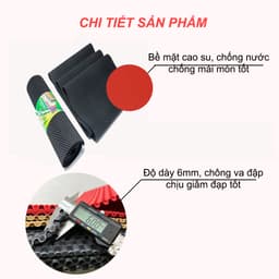 (LOẠI 1) Thảm Lót Sàn Ô Tô Cao Su Xe 4 - 5 - 7 Chỗ Các Hãng, Đầy Đủ Các Loại Kích Thước - Bảo Hành 12 Tháng 5
