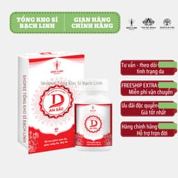D An Sắc Bách Y Sâm Hỗ Trợ Giảm Sạm Da, Giúp Sáng, Đẹp Da (Hộp 40 Viên) 1