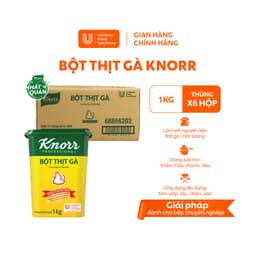 Thùng 6 Hộp Bột Thịt Gà Knorr Professional 1kg - Chuyên Dùng Cho Nấu Ăn 1