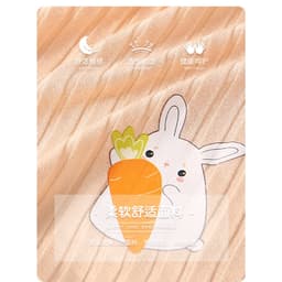 Combo 4 quần chíp đùi cotton gân tăm tre họa tiết Thỏ Cà Rốt cho bé gái, quần đùi bảo hộ thoáng mát co giãn  Cherikids 9