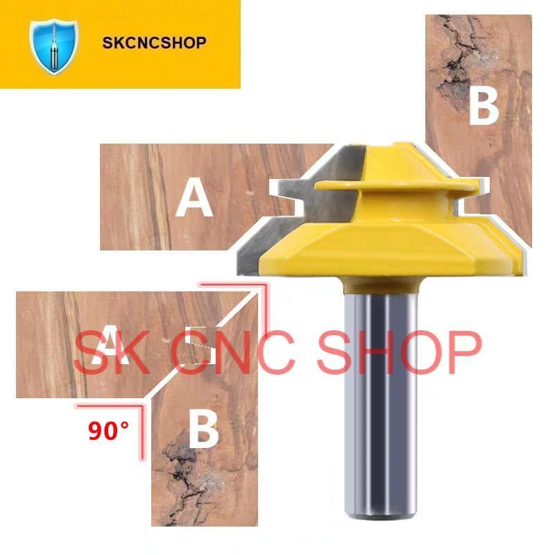 Mũi CNC ghép cạnh 45 độ - SK CNC SHOP