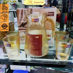 Bộ bình 6 ly thuỷ tinh  cao cấp, bộ bình 6 ly thuỷ tinh rẻ đẹp 4