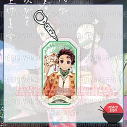 (mua 1 tặng 1) (HỘI XUÂN) Móc khóa KIMETSU NO YAIBA phụ kiện hoạt hình 6