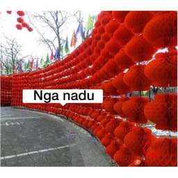 Lồng đèn đỏ chữ Phúc Cực Dày 55cm/50cm/40cm/30cm - đèn lồng đỏ nilong chống nước trang trí Tết, nhà Chùa, Lễ hội 5