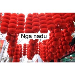 Lồng đèn đỏ chữ Phúc Cực Dày 55cm/50cm/40cm/30cm - đèn lồng đỏ nilong chống nước trang trí Tết, nhà Chùa, Lễ hội 1