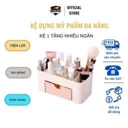 Kệ Mỹ Phẩm 1 Tầng Nhiều Ngăn Siêu Tiện Dụng, Tiết Kiệm Không Gian, Gọn Gàng 1