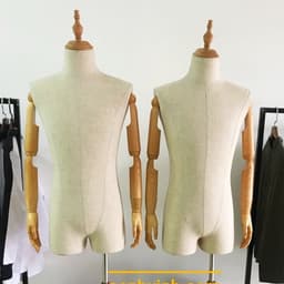 Manocanh Vải Nam Tay Nhựa Vàng, Cốt Nam Có Tay Dùng Cho Shop Thời Trang Nam 3