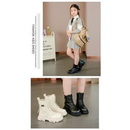 bot cao cổ dây đan chéo phong cách hiện đại cho bé gái [00166] 4