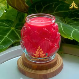 Nến Đèn Cày Hoa Sen Trường Nguyên Thư Giãn Không Khói An Toàn Cháy Lâu 4
