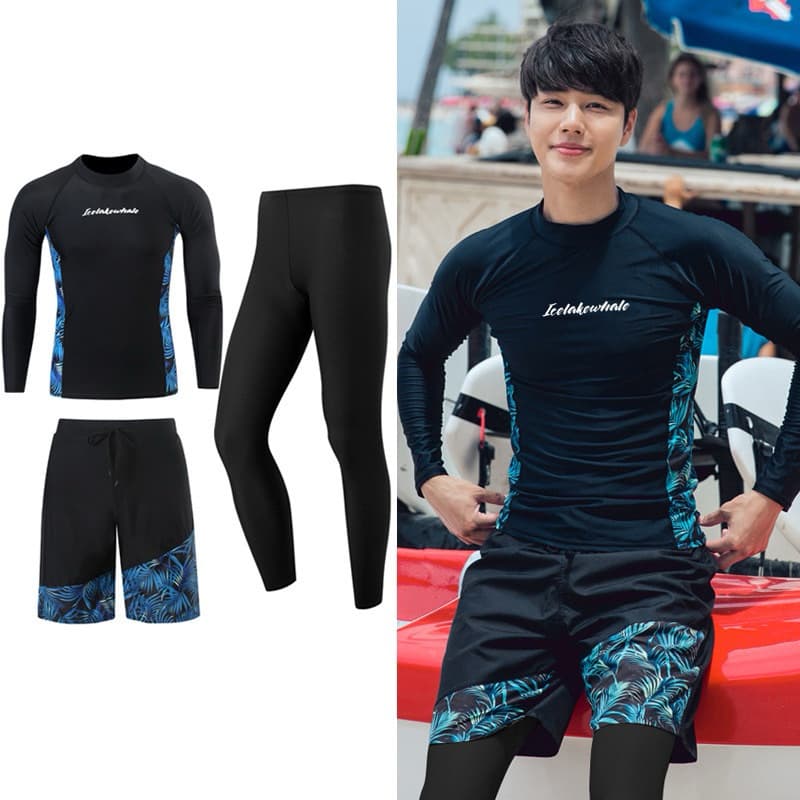 Đồ Bơi Nam, Nữ dài tay kín đáo đi biển in chữ Aloha cao cấp (QC có sẵn)
