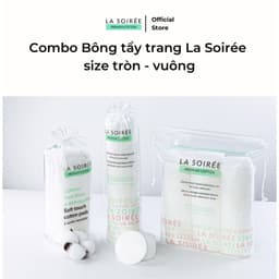 Bông tẩy trang La Soirée Cao Cấp Siêu Mềm Mịn 85 pads 120 pads 225 pads | Skin Lab 2