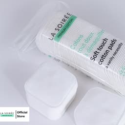 Bông tẩy trang La Soirée Cao Cấp Siêu Mềm Mịn 85 pads 120 pads 225 pads | Skin Lab 6