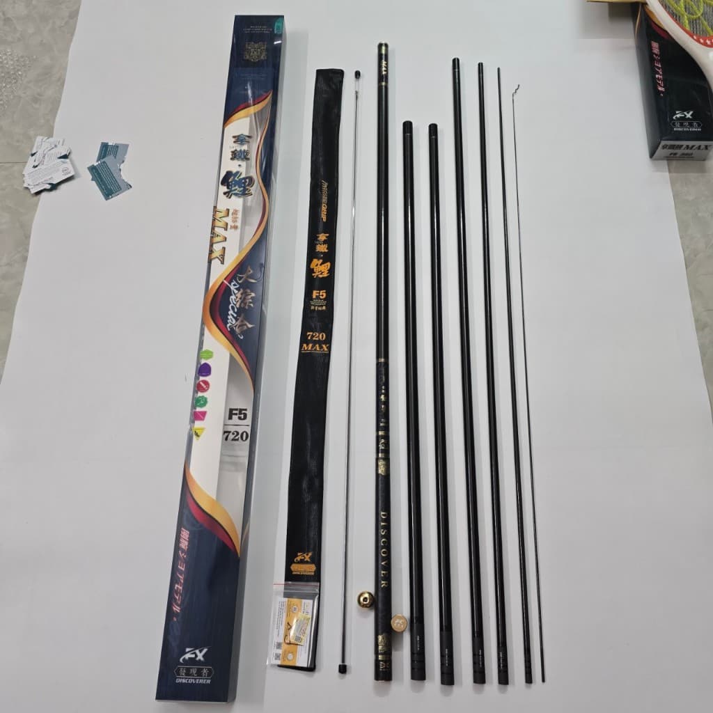 Cần câu tay Gama FX max 5h phân bổ lực 28.19i đọt ngọn 1.4mm hàng chính hãng