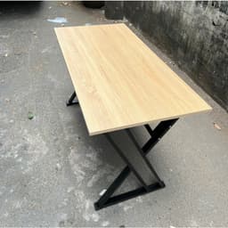 Bàn làm việc chân chữ X mặt gỗ MDF 3