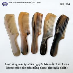 Lược Sừng Chuôi Chơn (Size: 17cm) Cầm Vừa Tay Bỏ Túi Mang Theo Người - Xưởng Minh Đức 3