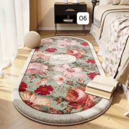 Thảm Chân Giường Lông Cừu Trải Phòng Ngủ Họa Tiết Hình Thú Kích Thước 50×120cm, Thảm Dercor Shopgagoigiare.vn 4