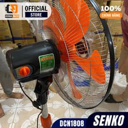 Quạt đứng Senko DCN1808 / DCN1801 75W, Quạt cây công nghiệp chính hãng gió mạnh bảo hành 24 tháng 3
