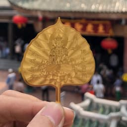 [ĐÃ KHAI QUANG] Lá Bồ Đề Mạ Vàng May Mắn Chiêu Tài Lộc Hợp Phong Thuỷ 3