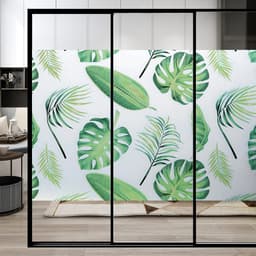 (HCM) Decal dán kính làm mờ chống nắng nóng, Phim decal dán nhà tắm chống nhìn trộm, chống nước dán Tĩnh Điện KHÔNG KEO 4