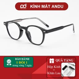 Gọng kính cận thời trang nam nữ  NARO EYEWEAR đáng vuông KUBO chất liệu nhựa cốt kim loại - 91AD15 1
