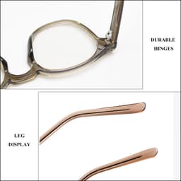 Gọng kính cận thời trang nam nữ  NARO EYEWEAR đáng vuông KUBO chất liệu nhựa cốt kim loại - 91AD15 6