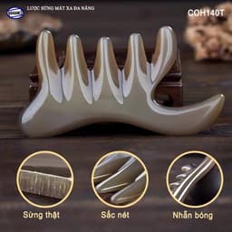 Lược Sừng Đa Năng Thần Thánh (Size: M - 11cm) Chuyên dụng Massage - Xưởng Minh Đức 4