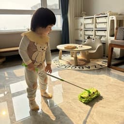 Bộ đồ chơi dụng cụ dọn dẹp cho bé Tiệm Nhà Mía, Đồ chơi tập làm việc nhà cho bé trai bé gái Sunkids 4