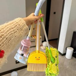Bộ đồ chơi dụng cụ dọn dẹp cho bé Tiệm Nhà Mía, Đồ chơi tập làm việc nhà cho bé trai bé gái Sunkids 2